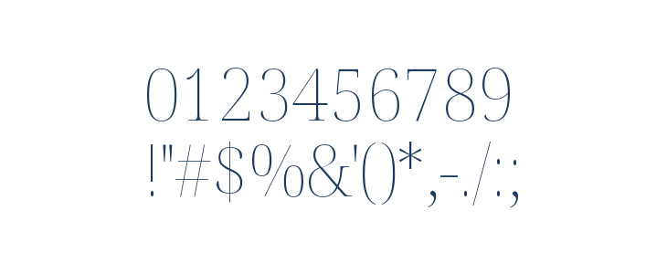 Noto Serif Display SemiCondensed Thin Other Characters