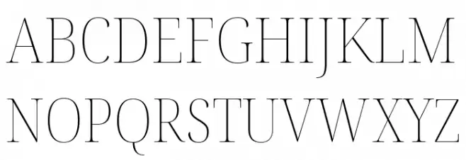 Noto Serif Display SemiCondensed Thin Шрифта ВЕРХНИЙ
