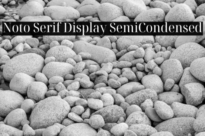 Noto Serif Display SemiCondensed Example 3