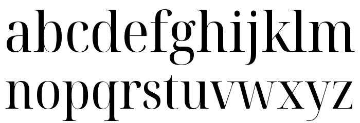 Noto Serif Display SemiCondensed Font LOWERCASE