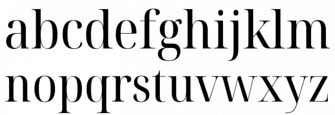 Noto Serif Display SemiCondensed 字体 小写