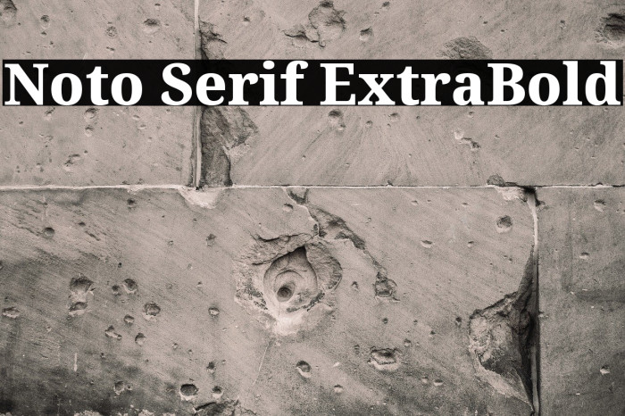 Noto Serif ExtraBold Example 3
