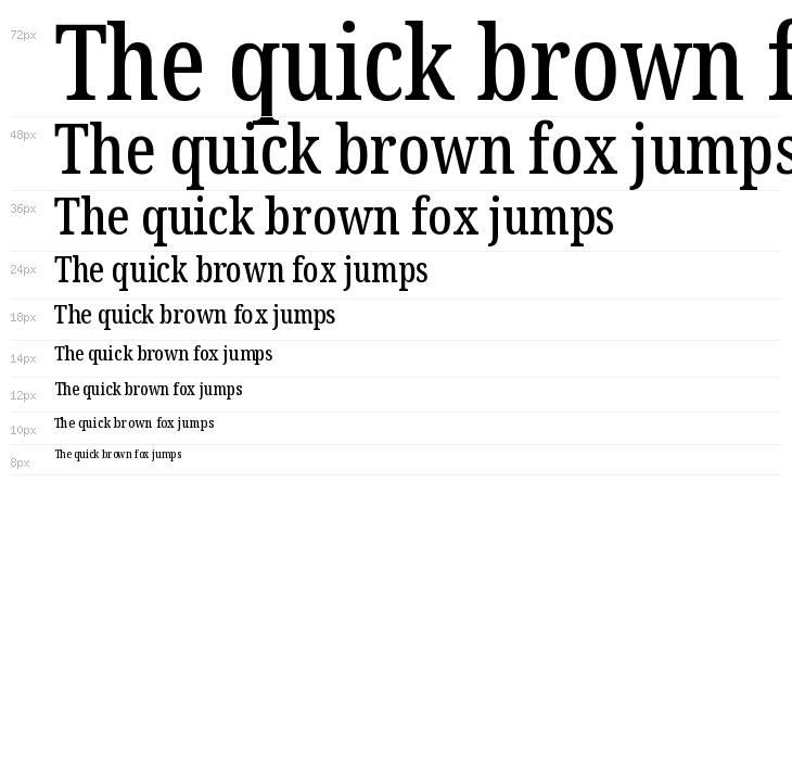 Noto Serif ExtraCondensed Medium Waterfall