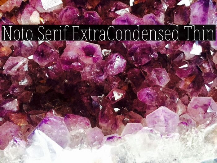 Noto Serif ExtraCondensed Thin Example 3