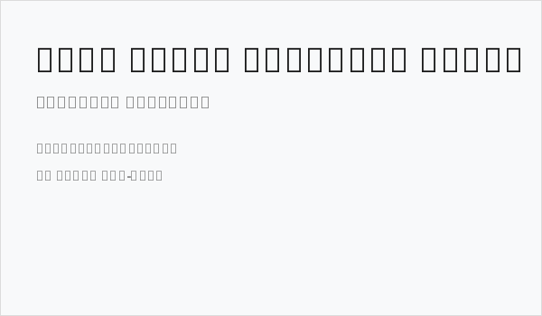 Noto Serif Georgian Black Business Card