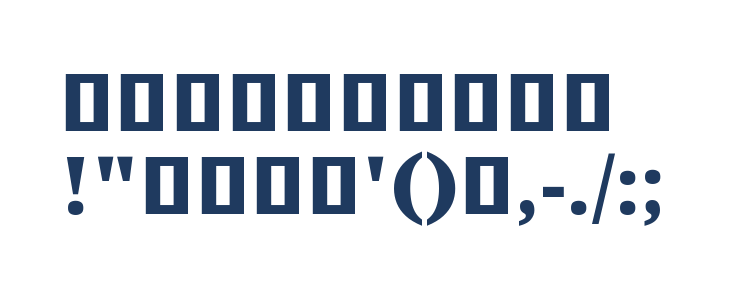 Noto Serif Khmer Black Other Characters