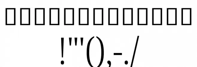 Noto Serif Khmer Condensed Light Font OTHER CHARS