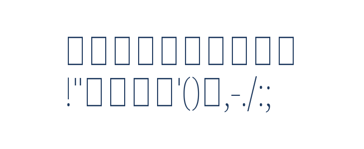 Noto Serif Khmer Condensed Thin Other Characters