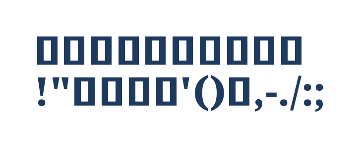 Noto Serif Khmer ExtraBold Other Characters
