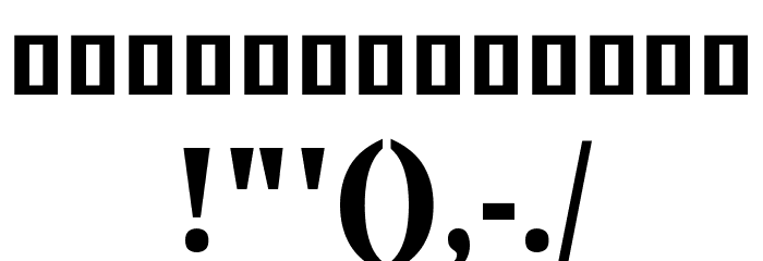 Noto Serif Khmer ExtraCondensed Black Font OTHER CHARS