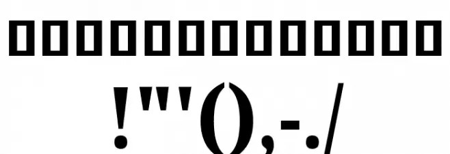 Noto Serif Khmer ExtraCondensed ExtraBold Font OTHER CHARS