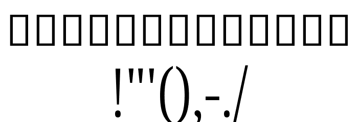 Noto Serif Khmer ExtraCondensed Light Font OTHER CHARS