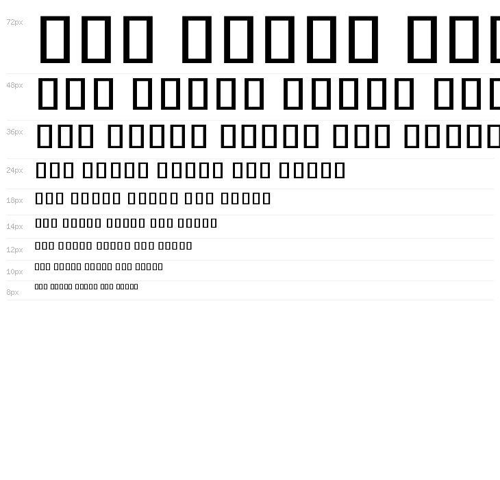 Noto Serif Khmer ExtraCondensed Waterfall