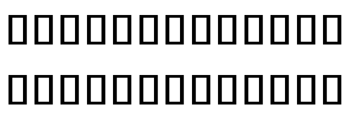 Noto Serif Khmer ExtraCondensed Font LOWERCASE