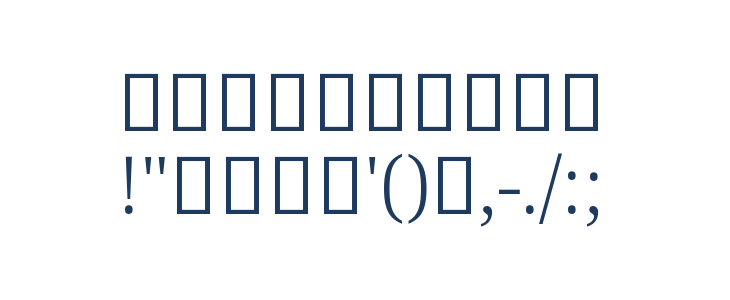 Noto Serif Khmer Light Other Characters