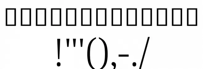 Noto Serif Khmer Light Font OTHER CHARS