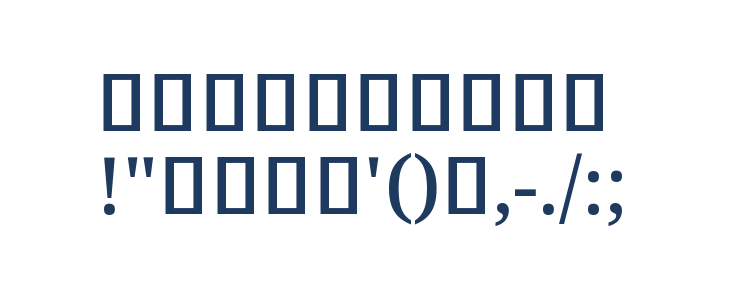 Noto Serif Khmer Medium Other Characters