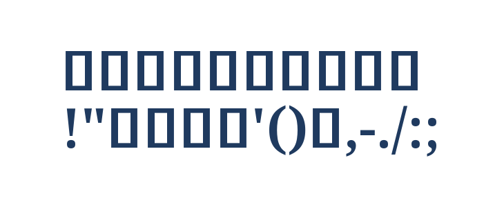 Noto Serif Khmer SemiBold Other Characters