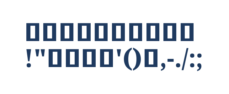 Noto Serif Khmer SemiCondensed ExtraBold Other Characters