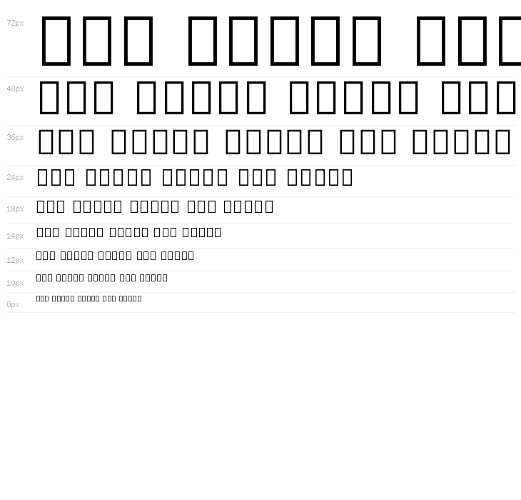 Noto Serif Myanmar Black Waterfall