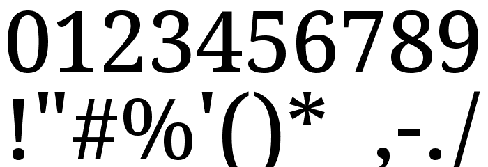 Noto Serif Sinhala Medium Font OTHER CHARS