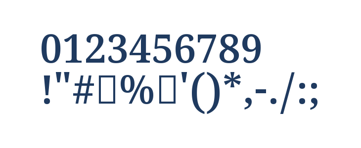 Noto Serif Sinhala SemiBold Other Characters