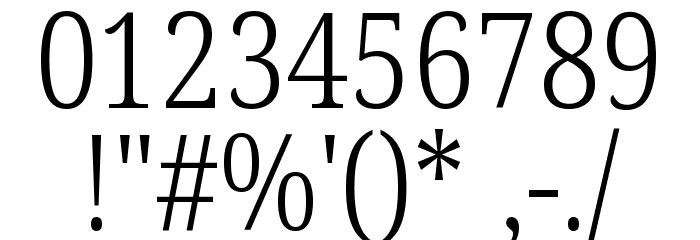 Noto Serif Tamil Condensed Light Font OTHER CHARS