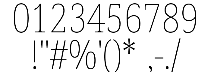 Noto Serif Tamil Condensed Thin Font OTHER CHARS