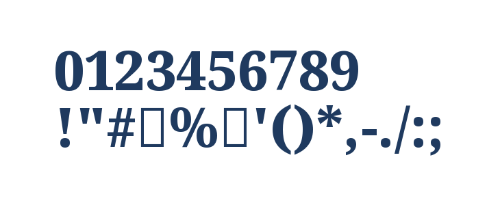 Noto Serif Tamil ExtraBold Other Characters