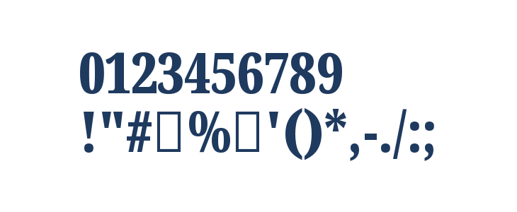 Noto Serif Tamil ExtraCondensed Black Other Characters