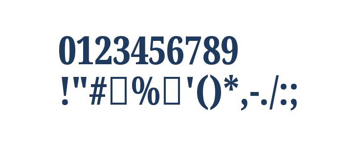Noto Serif Tamil ExtraCondensed ExtraBold Other Characters