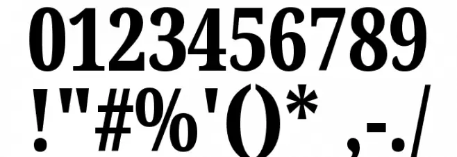 Noto Serif Tamil ExtraCondensed ExtraBold Font OTHER CHARS