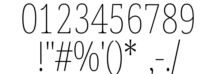 Noto Serif Tamil ExtraCondensed Thin Font OTHER CHARS