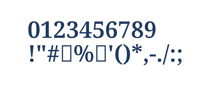 Noto Serif Tamil SemiBold Other Characters
