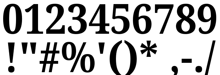 Noto Serif Tamil SemiCondensed Bold Font OTHER CHARS