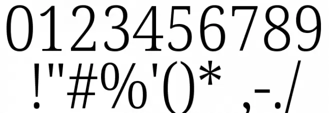 Noto Serif Tamil SemiCondensed Light Font OTHER CHARS