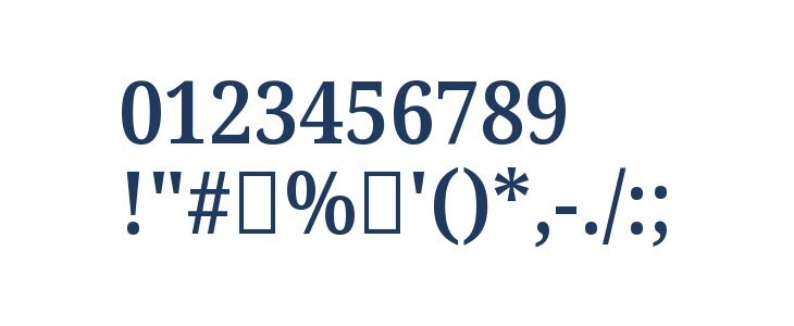 Noto Serif Tamil SemiCondensed SemiBold Other Characters