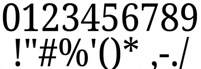 Noto Serif Tamil SemiCondensed Font OTHER CHARS