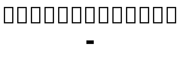 Noto Serif Thai ExtraCondensed ExtraBold Font OTHER CHARS