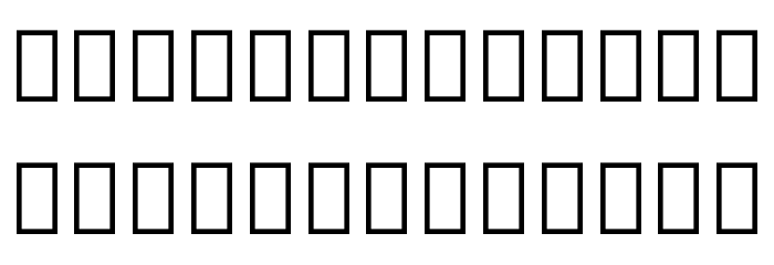 Noto Serif Thai ExtraCondensed ExtraBold Font LOWERCASE