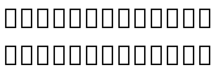 Noto Serif Thai ExtraCondensed Light Font LOWERCASE