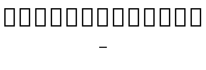 Noto Serif Thai ExtraCondensed Thin Font OTHER CHARS