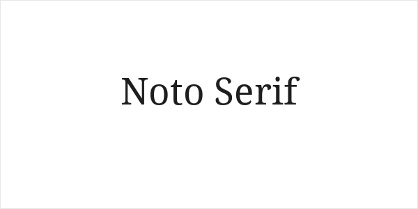 Noto Serif Logo