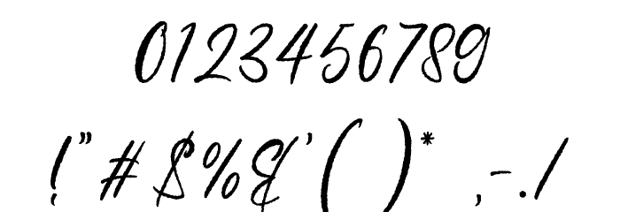 Notograph Bleeds Font OTHER CHARS