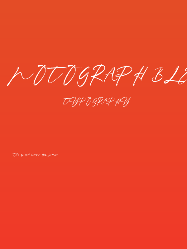 Notograph Bleeds Poster