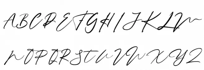 Notograph फ़ॉन्ट अपरकेस
