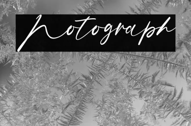 Notograph Font examples