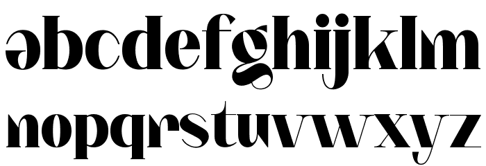 Notted Font LOWERCASE