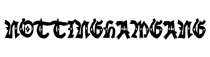 Nottingham Gang Шрифта