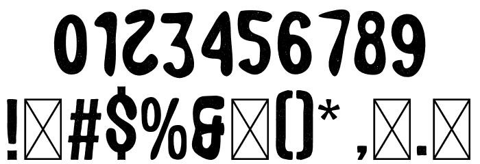 Nottingham Personal Font OTHER CHARS